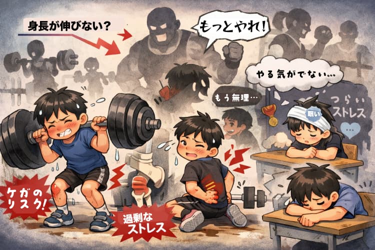 過酷なトレーニング