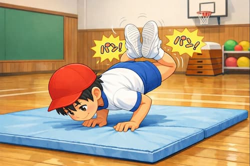 カエルの足打ち