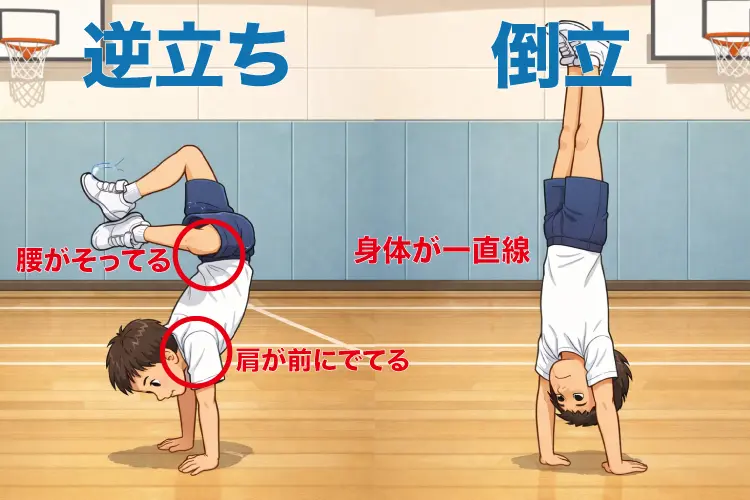 逆立ち倒立イメージ